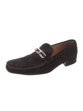Valentino Velvet Mens Loafers Size 9.5
